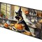 Edge Collections - 28" x 58" - Multicolor - Artistic Pumpkin Pie Runner Fall Decor Mat - 1 Piece
